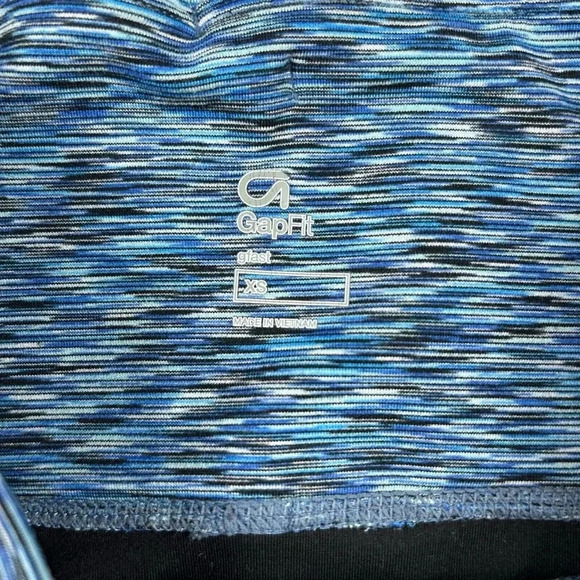 GapFit Blue Spacedye Blackout Technology gFast cropped leggings - Picture 7 of 7